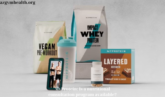 MyProtein: Is a nutritional consultation program available?