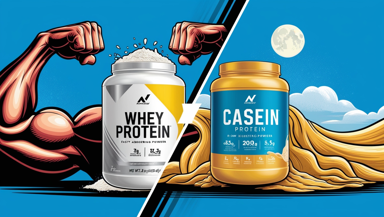 Whey protein vs. casein