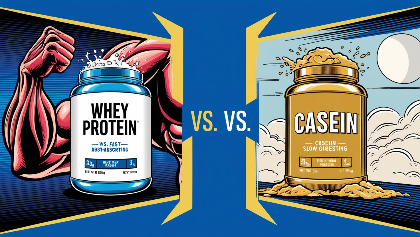 Whey protein vs. casein