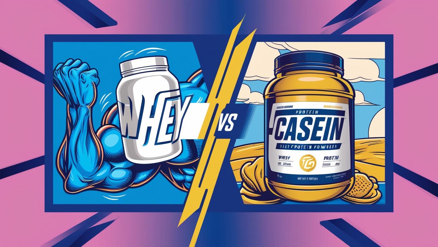 Whey protein vs. casein